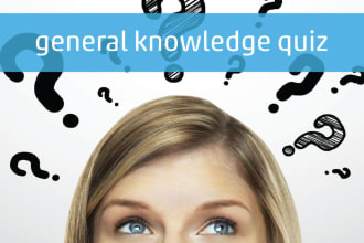 make random quizzes about interesting fun facts and trivia