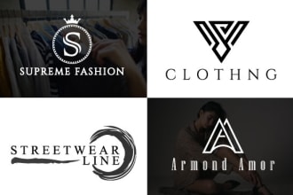 design a premium clothing fashion street wear line brand logo