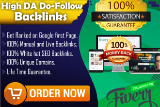 create high authority dofollow manual backlinks