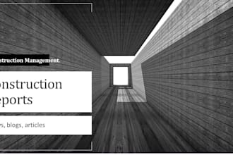 write content related to construction or architecture
