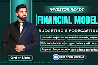 build excel financial models, forecasting, budget, projections, analysis reports