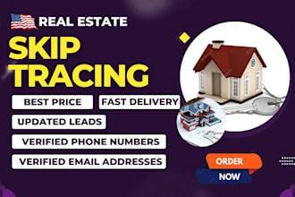 do skip tracing for real estate and llc skip tracing in bulk