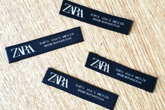 create awesome woven label design and deliver physically