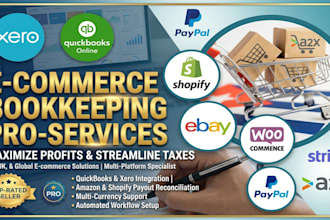 provide professional bookkeeping for ecommerce platforms