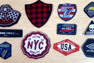 design beautiful embroidered patches fro your brand
