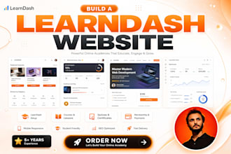 develop your elearning wordpress website with learndash lms