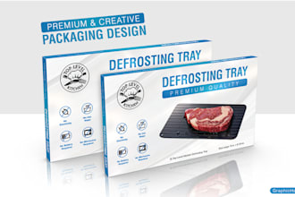 design a professional product box packaging design