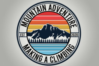 design adventure outdoor logo