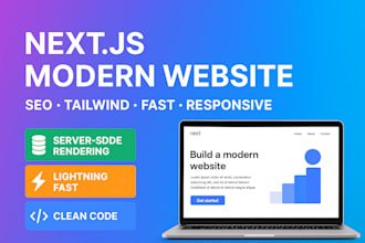 create a high performance next js website