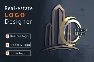 do trending real estate logo