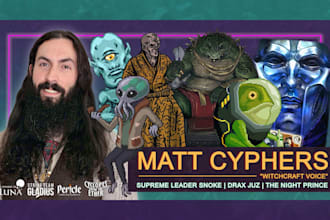 voice any character, monster, hero, villain, or narrator