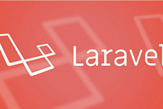 develop back end of a website using laravel