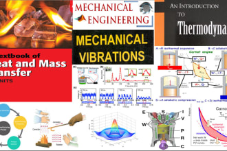 do 3d modeling PTC creo  ansys mechanical vibrations