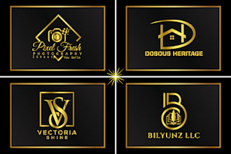 make modern minimalist luxury business logo design