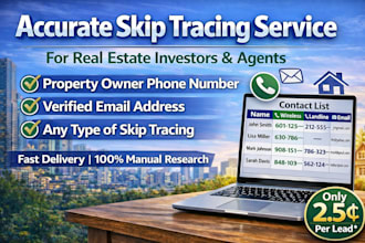do skip trace for real estate