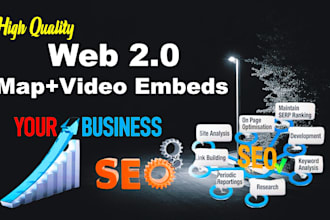 do google entity stacking with HQ web 2 0 and video embeds