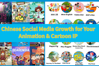 create and manage your animation or cartoon IP on chinese social media