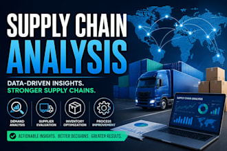 supply chain analysis, inventory optimization and KPI reporting in python