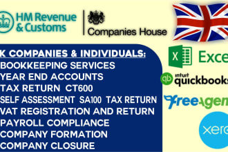 provide accounting services for UK companies and individuals