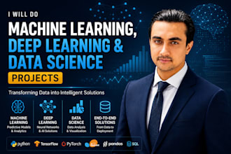 do machine learning, deep learning and data science projects
