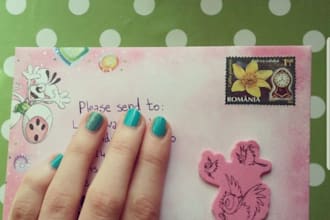 handwrite letters or postcards