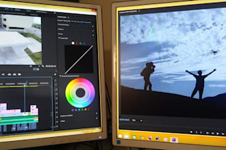 do professional video editing and post production
