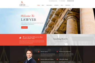 create lawyer website complete with online payments