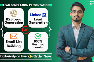 do b2b lead generation, linkedin lead, email leads, and lead list building