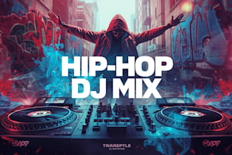 make pro hip hop dj mix from your playlist