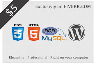 teach you online Wordpress, html5, css and modern web technologies as your personal instructor