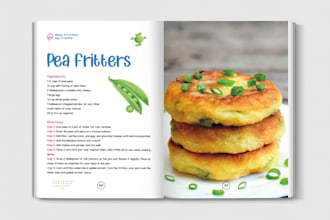 do cookbook or recipe book cover and layout design or formatting