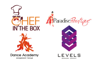do modern business logo designs with copyrights