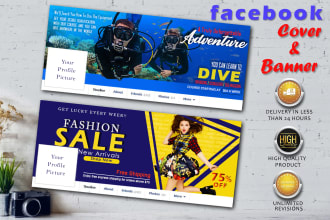 design your facebook cover or any social media cover