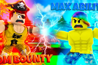 make a professional roblox thumbnail for you