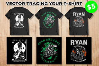 vector tracing your t shirt, screen printing
