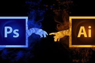 create any kind of graphic design with idea