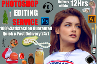 do professional photoshop editing and resizing
