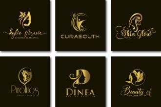 design cosmetics spa beauty salon logo