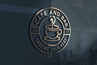 design restaurant, food, bar and coffee shop logo