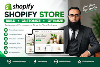 build or customize your shopify store and shopping cart