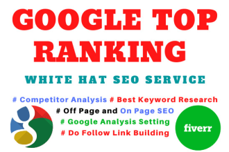 do google top ranking with white hat SEO