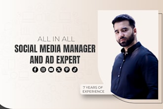 be your social media marketing manager and meta ad expert