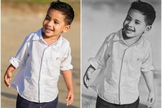 draw amazing realistic pencil portrait from your photo