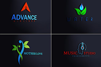 create professional modern minimalist luxury business logo design