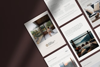 design premium brochure for your brand