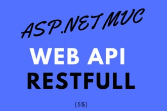 develop restful web API  in asp net mvc, asp net core