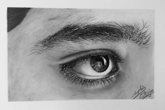 freehand draw your eye