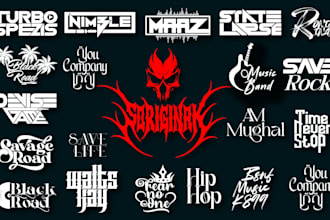 design dj producer rap rock band any company logo in 6hours