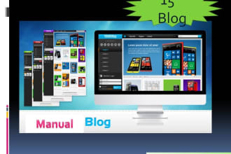 create 15 Web Blogs Or Mini Sites Linking Your Money Site With Proper Anchor Text In Your Given Keywords