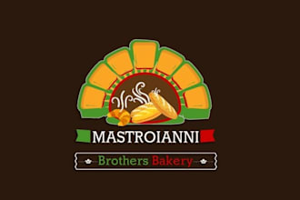 design outstanding bakery food logo with express delivery
